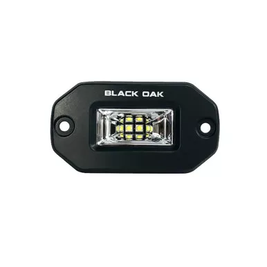 Black Oak 2" Black Flush Spreader Light