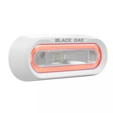 Black Oak White Spreader Bracket Light