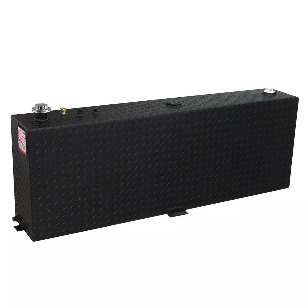 Black Powder Coat Transfer Fuel Tank, 45 Gallon