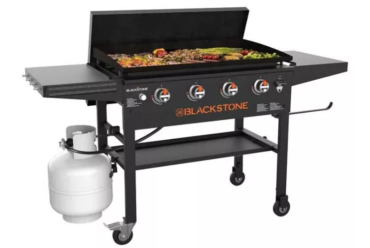 Blackstone 36" Griddle with Hard Cover & High Shelves• 2149
