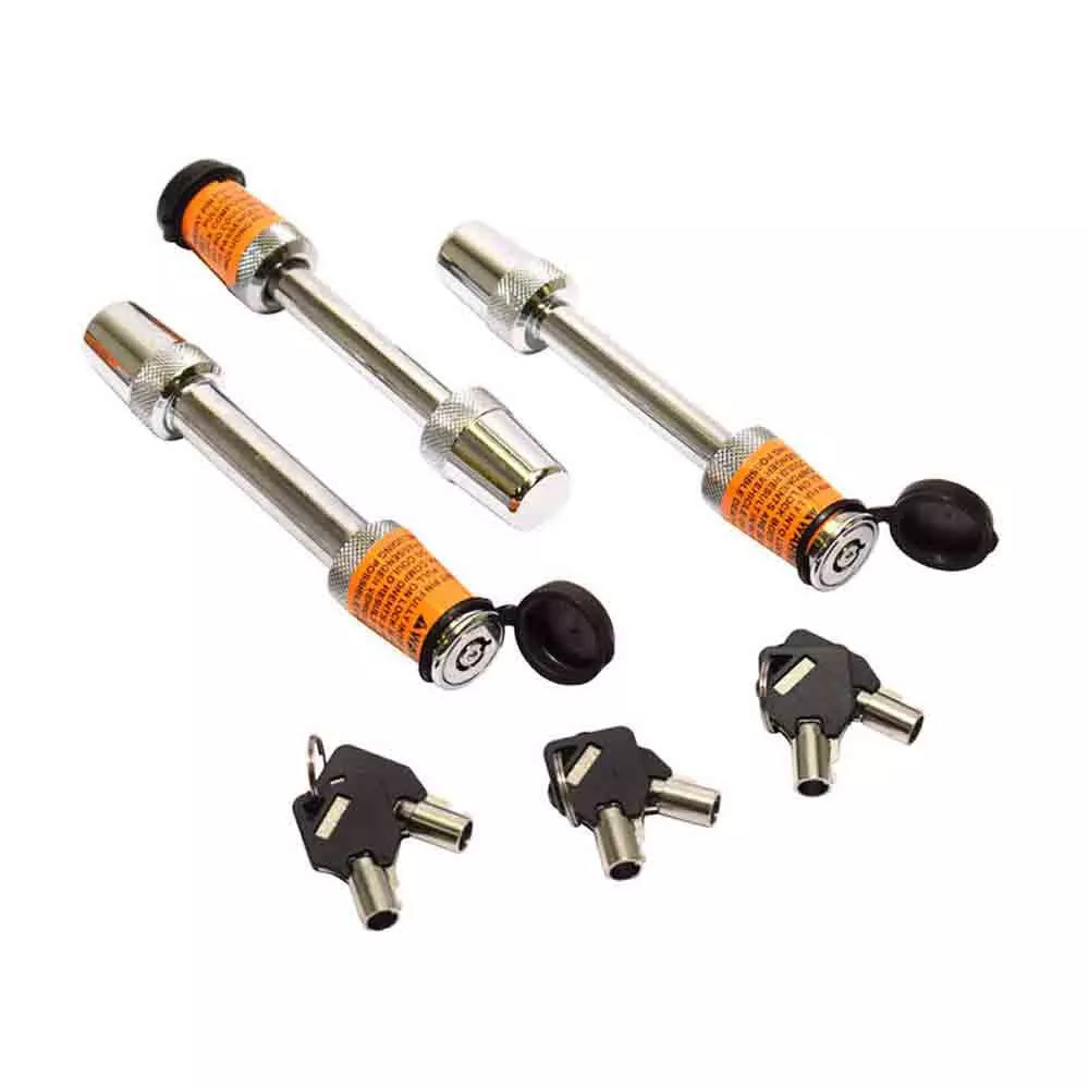 Blue Ox BX88101 Receiver Lock Kit, Two 1/2", One 5/8"