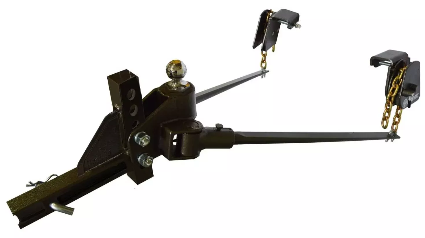 Blue Ox SwayPro Weight Distributing Hitch – 9 Hole Shank, Clamp On, Underslung• BXW2003