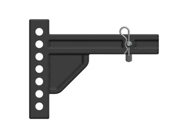 Blue Ox Track Pro Weight Distribution Shank for 2″ Hitches – 7 Hole Adjustment• BXW4036