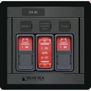 Blue Sea 1147 Remote Control Panel - 3 Switches