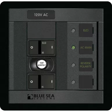 Blue Sea 1190 ELCI Main 30A Panel - 1 Position