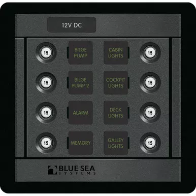 Blue Sea 1450 DC 8 Position CLB Breaker Panel