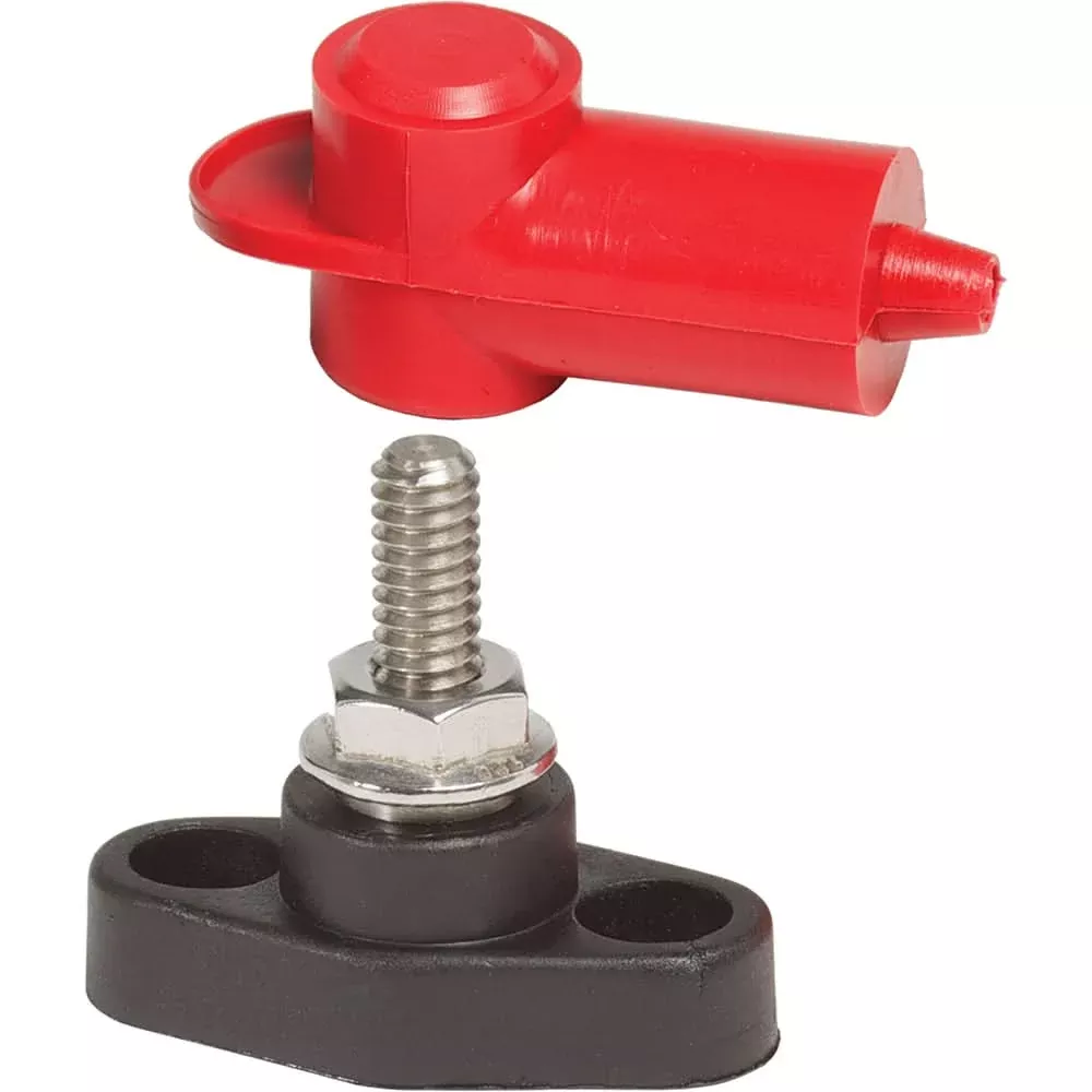 Blue Sea 2011 PowerPost Mini High Amperage Cable Connector – 1/4″ Stud | 2011