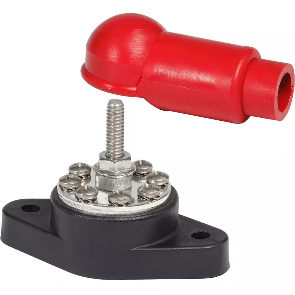 Blue Sea 2101 PowerPost Plus Cable Connector – 1/4″ Stud | 2101