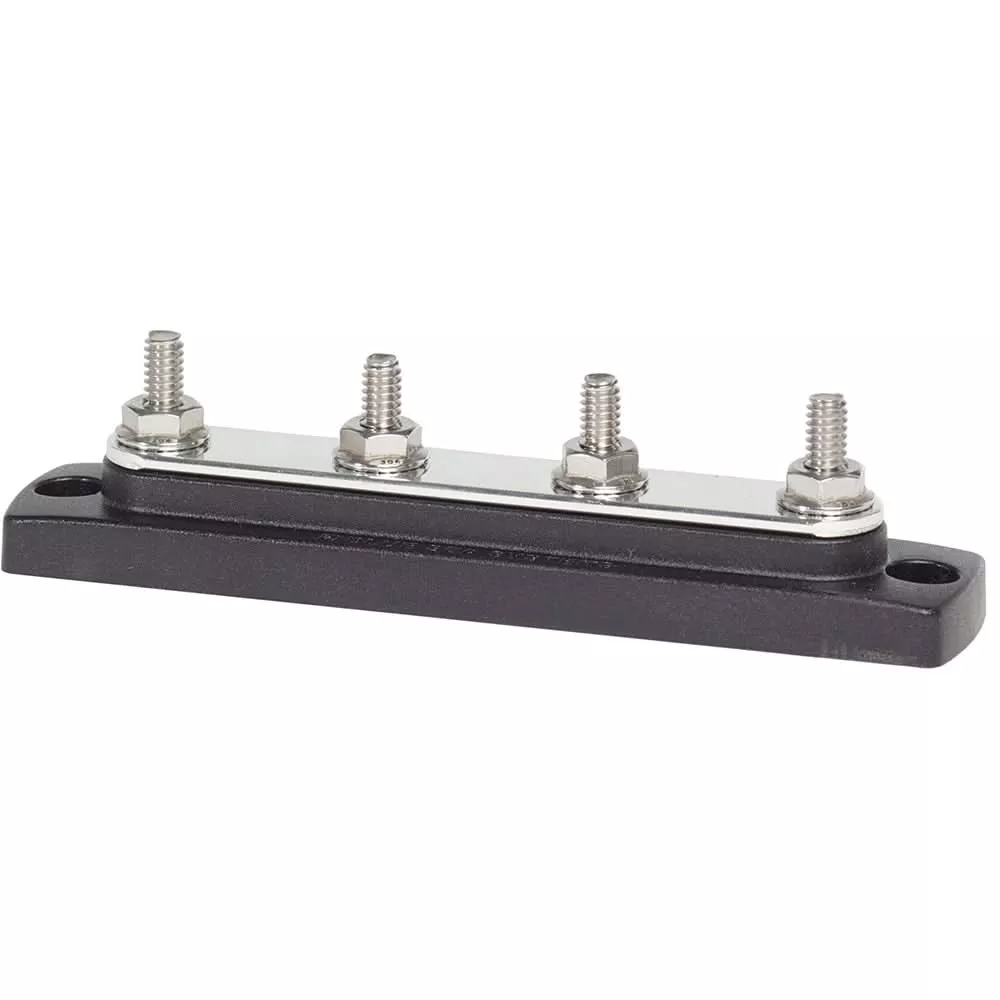 Blue Sea 2303 150AMP Common BusBar 4 x 1/4″ Stud Terminal [2303]