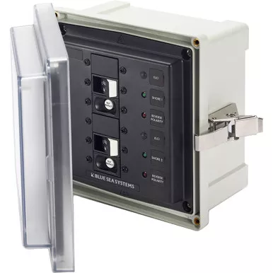 Blue Sea 3117 SMS Panel Enclosure w/2 ELCI Breakers