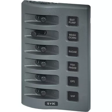 Blue Sea 4307 WeatherDeck 6 Position Switch Panel