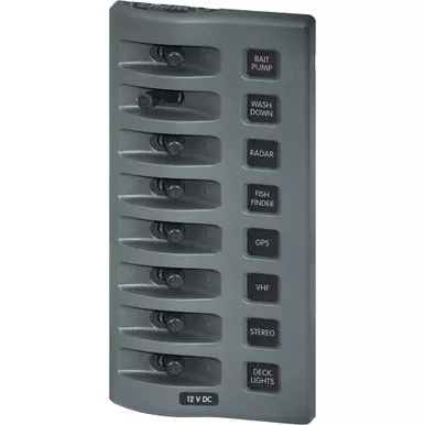 Blue Sea 4309 WeatherDeck 8 Position Switch Panel