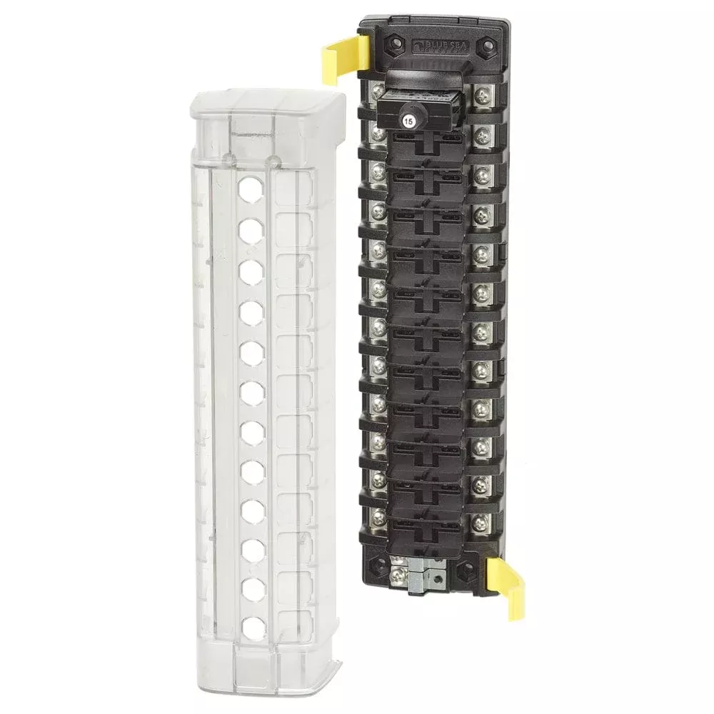Blue Sea 5051 ST CLB Circuit Breaker Block – 12 Position