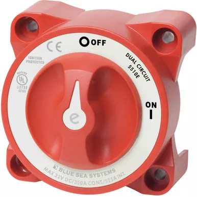Blue Sea 5510E e-Series Dual Circuit Switch
