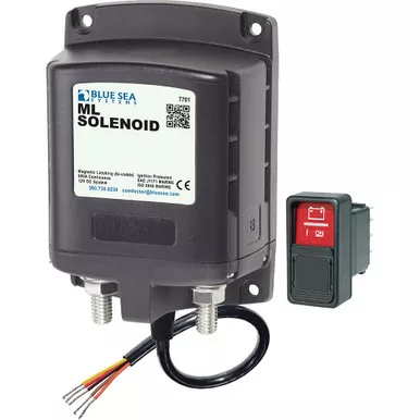 Blue Sea 7701 ML-Series Solenoid with Contura Switch