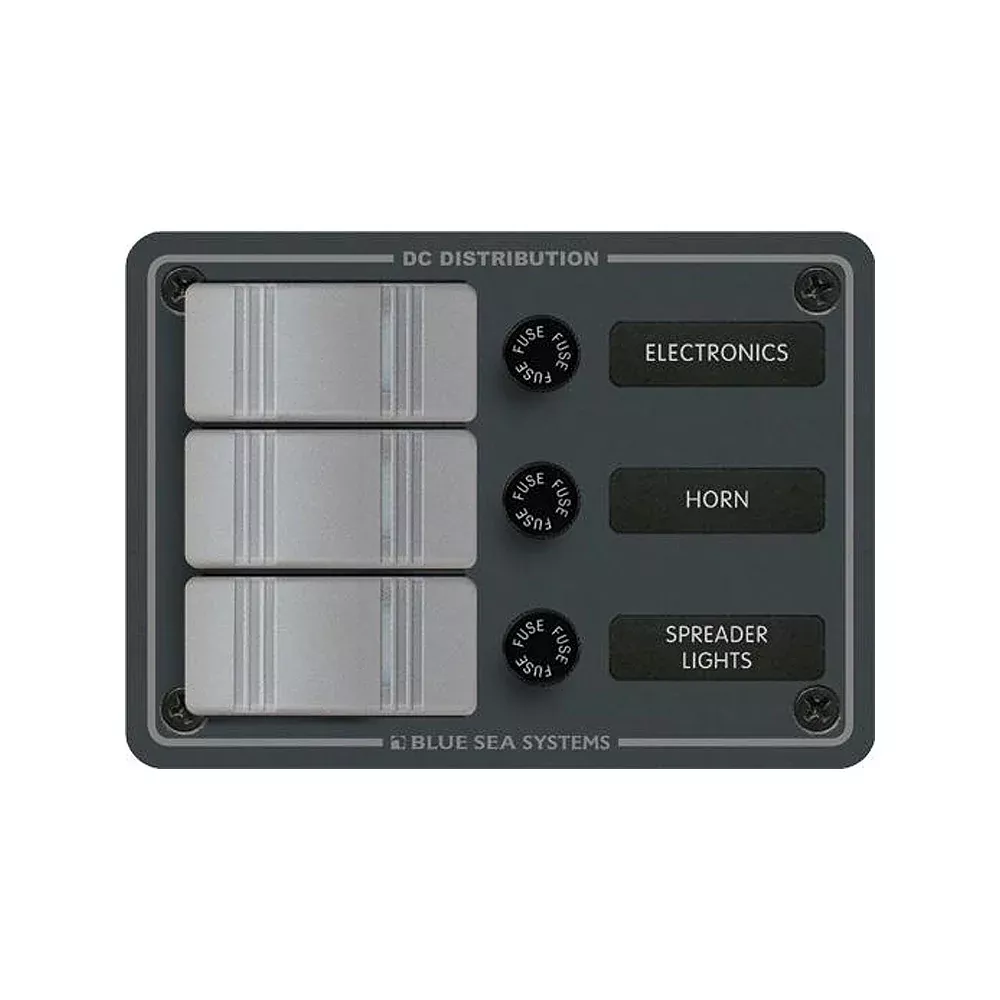 Blue Sea 8054 Slate Grey – 3 Position – Vertical [8054]