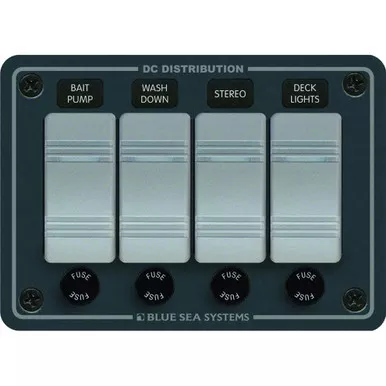 Blue Sea 8262 Waterproof 4 Position Switch Panel