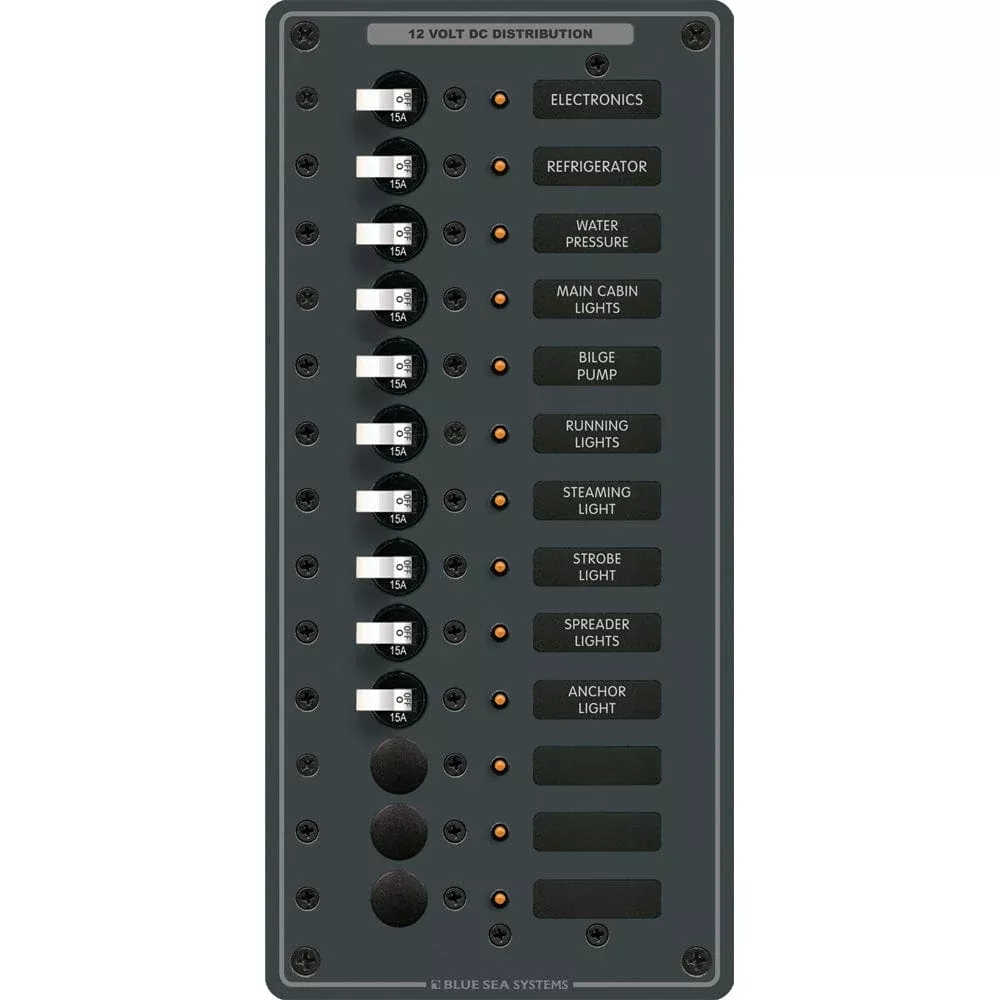 Blue Sea 8376 Panel DC 13 Position Vertical
