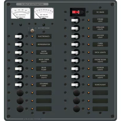 Blue Sea 8380 DC Main +22 Position Circuit Breaker Panel