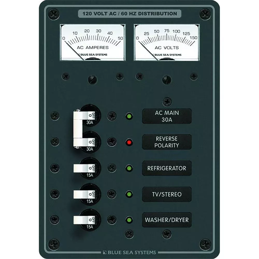 Blue Sea 8409 AC Main + 3 Positions – White | 8409
