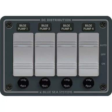 Blue Sea 8666 Contura 4 Bilge Pump Control Panel