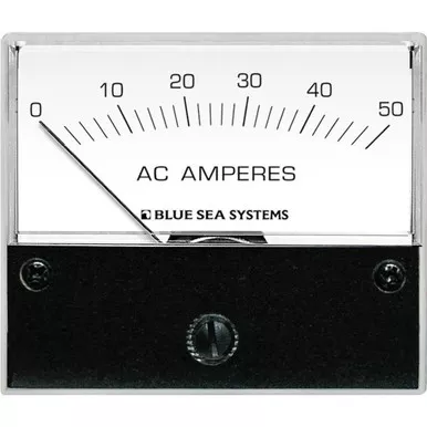 Blue Sea 9630 AC Analog Ammeter - 0-50A Range