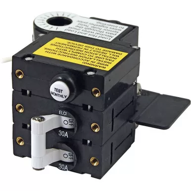 Blue Sea A-Series ELCI 30A Toggle Circuit Breaker