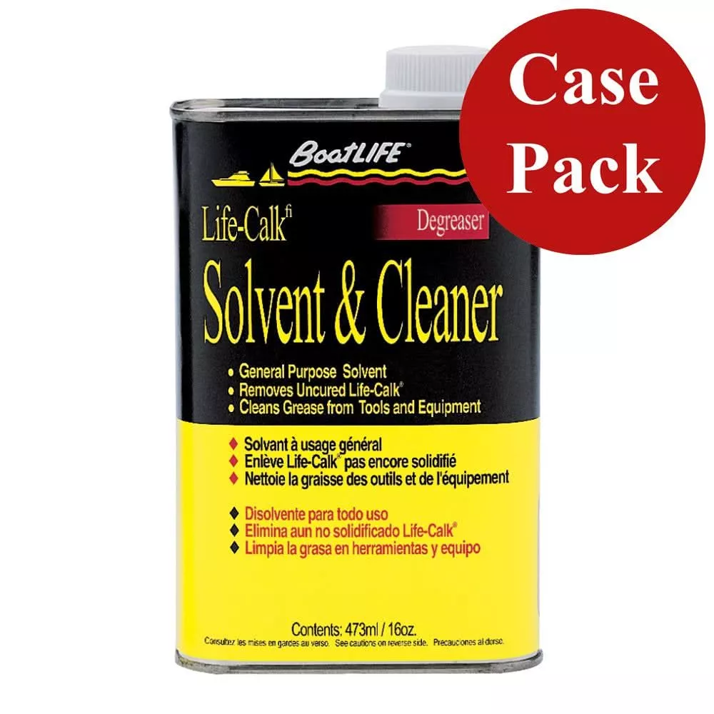 BoatLIFE Life-Calk Solvent & Cleaner – 16oz *Case of 12* | 1056CASE