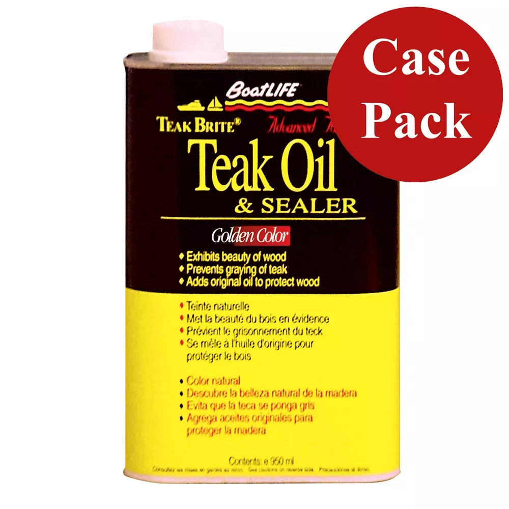 BoatLIFE Teak Brite Advanced Formula Teak Oil – 32oz *Case of 12* | 1188CASE
