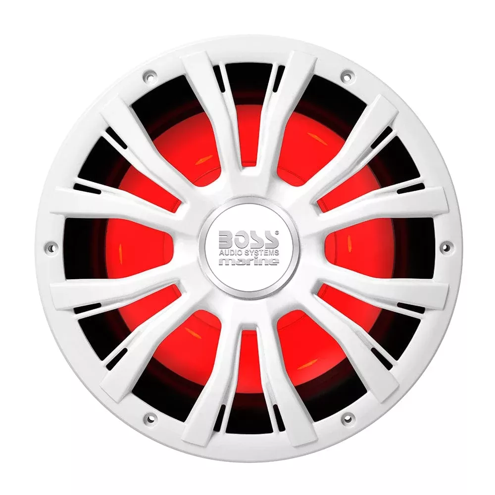 Boss Audio 10″ MRG10W Subwoofer – White – 800W