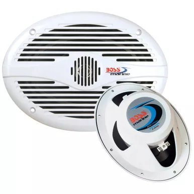 Boss MR690 6" x 9" White Marine Speakers