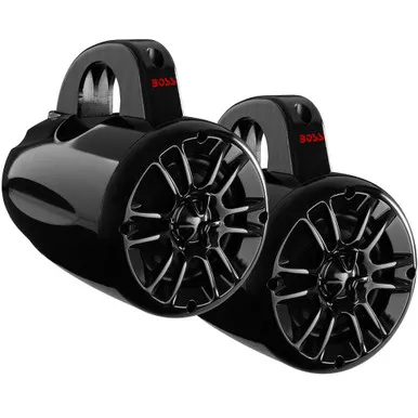Boss MRWT40 4" Black Tower Speakers