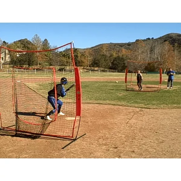 Bownet 7′ x 7′ Softball Pitch Thru Screen w/ Frame BowSC-R Combo
