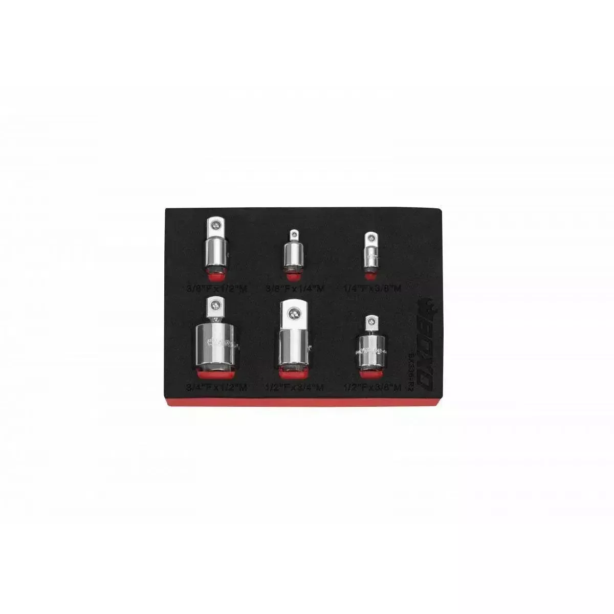 Boxo 6-Piece Socket Adaptor Set | 1/9th EVA Foam