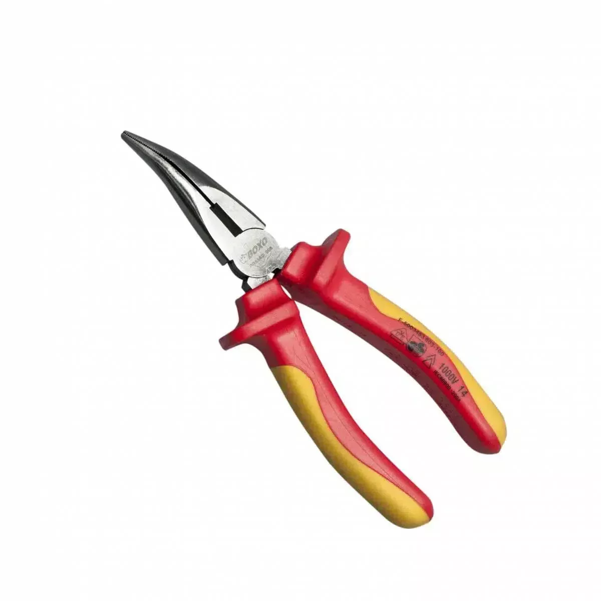 Boxo Insulated Bent Nose Pliers 8"