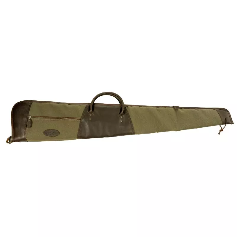 BOYT HARNESS COMPANY Leather & Canvas Shotgun Case