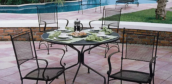 Bradford Wrought Iron Patio Set