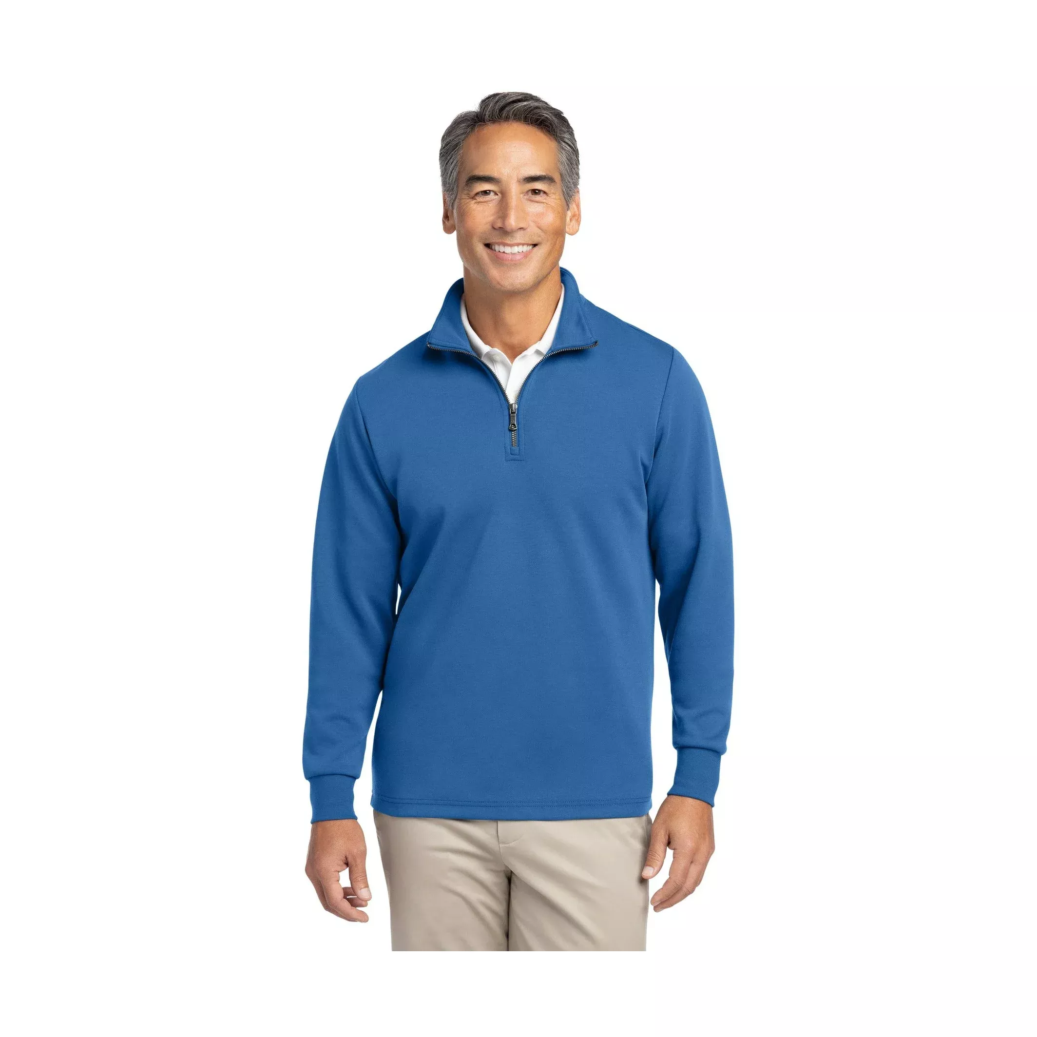 Brooks Brothers Men’s Double-Knit 1/4-Zip BB18206