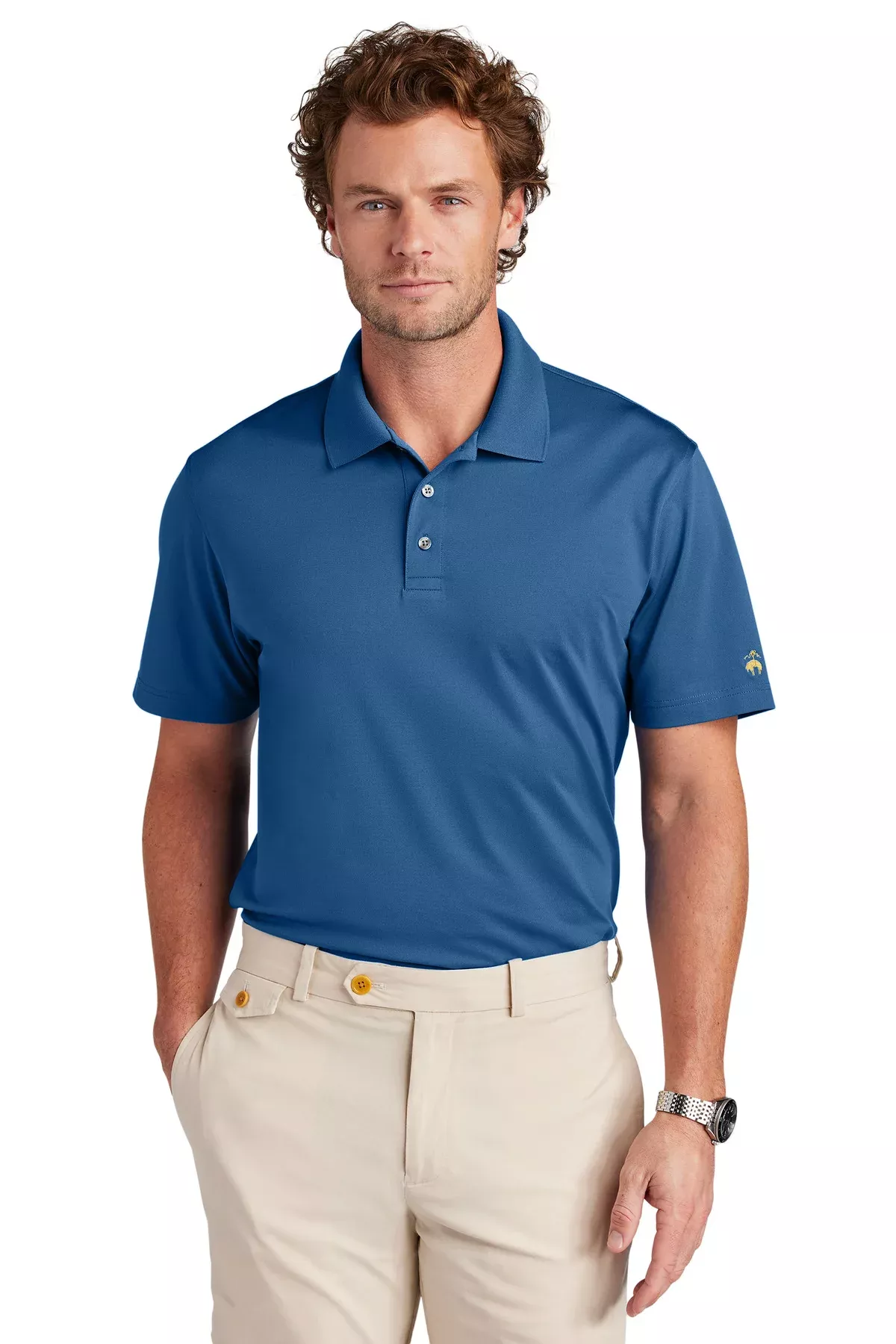 Brooks Brothers Men's Mesh Pique Performance Polo BB18220