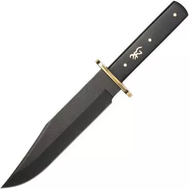 Browning Bowie Ebony Wood Stainless Knife