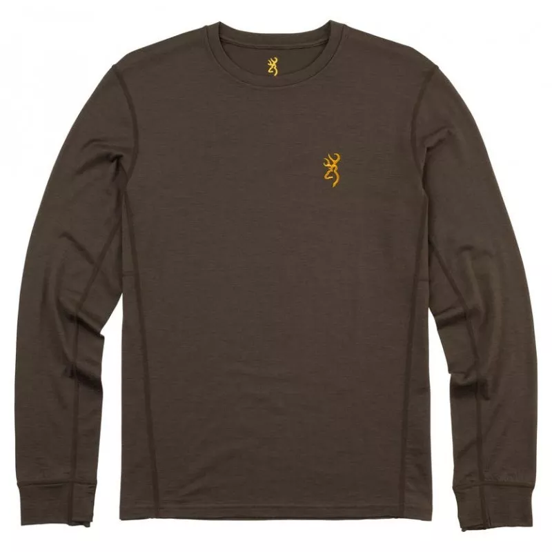 BROWNING Merino Crew Long Sleeve Shirt