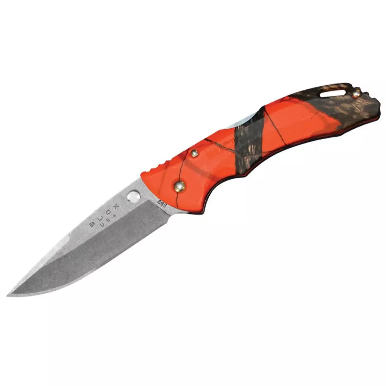 Buck Knives Bantam BLW Plain Blade, Mossy Oak Blaze Camo Pocket Knife