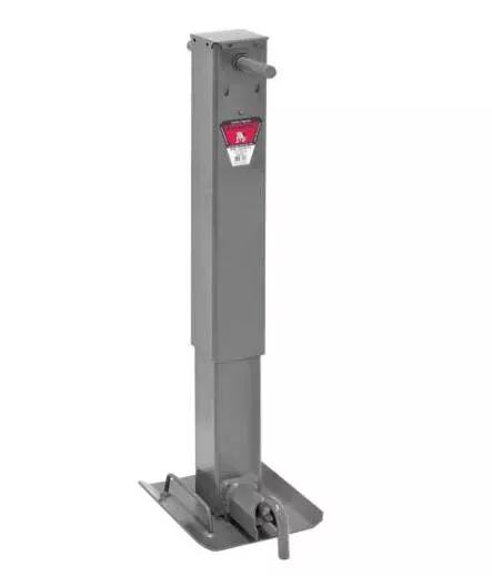 Bulldog HD Square Trailer Jack, 12,000 lbs. Support Capacity, Side Wind, 12.5" No Handle• 182400