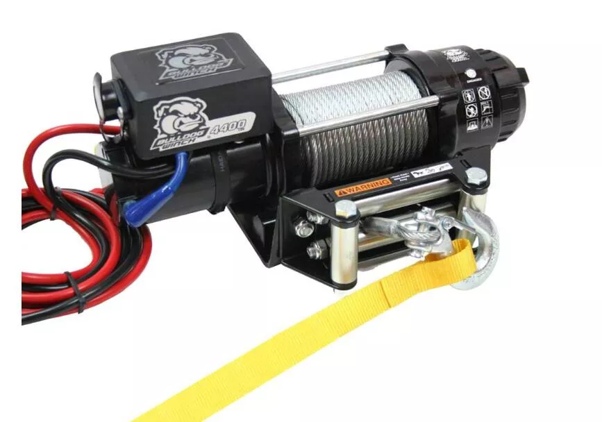 Bulldog Winch 4,400 lbs Trailer/Utility Winch with Wire Rope• 15019