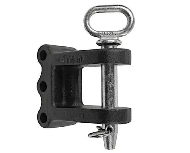 Bulletproof Hitches Heavy Duty 2-Tang Clevis with 1" Pin• CLEVIS