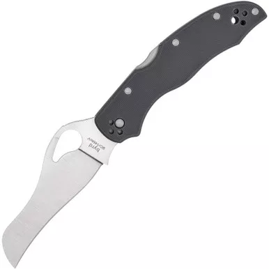 Byrd Gooney Lockback Black G10 Spyderco 9Cr14MoV Knife
