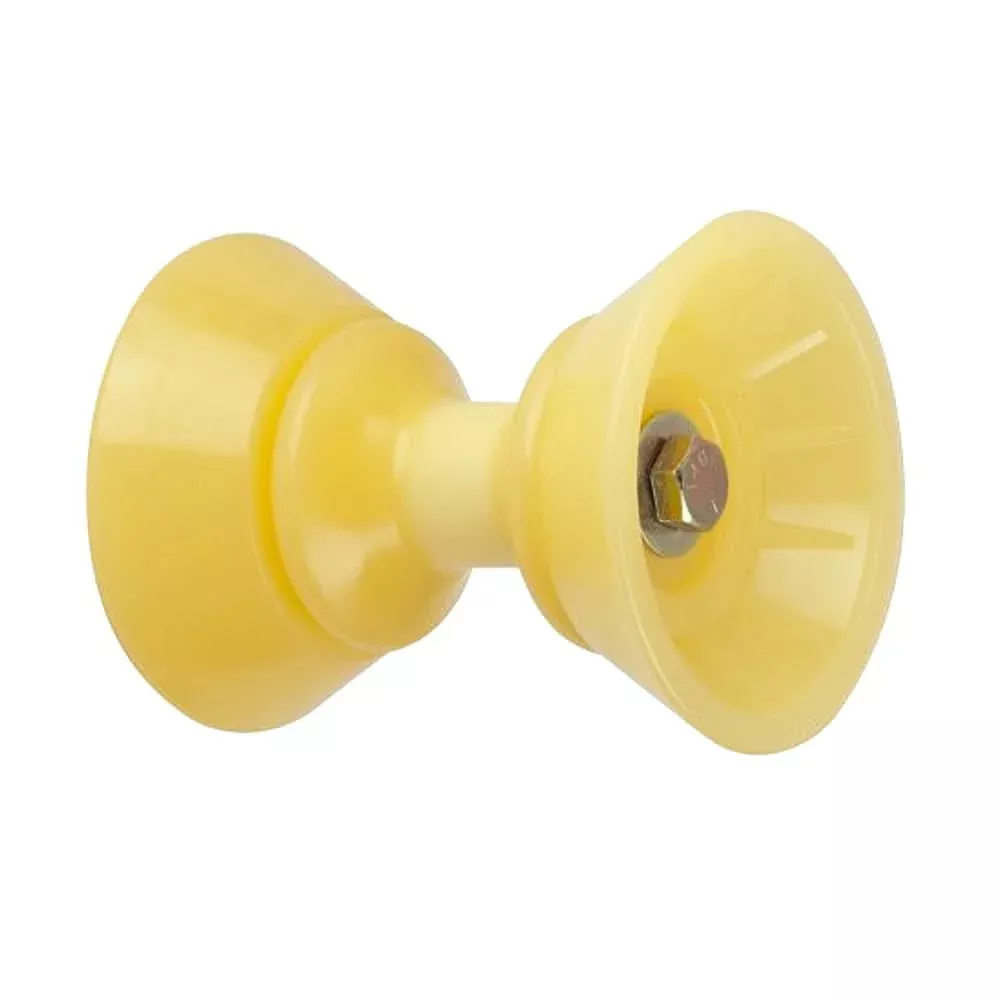 C.E. Smith 3″ Bow Bell Roller Assembly – Yellow TPR [29300]