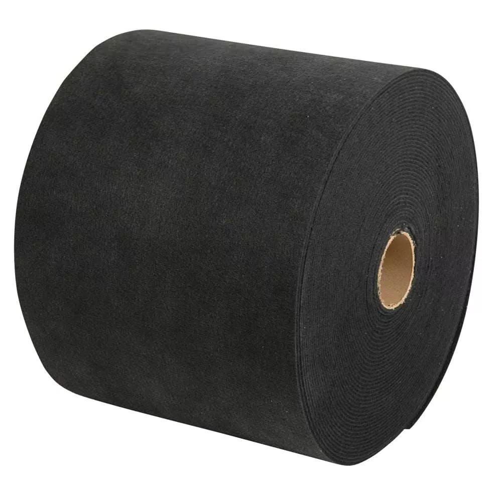 C.E. Smith Carpet Roll – Black – 18″W x 18’L | 11349