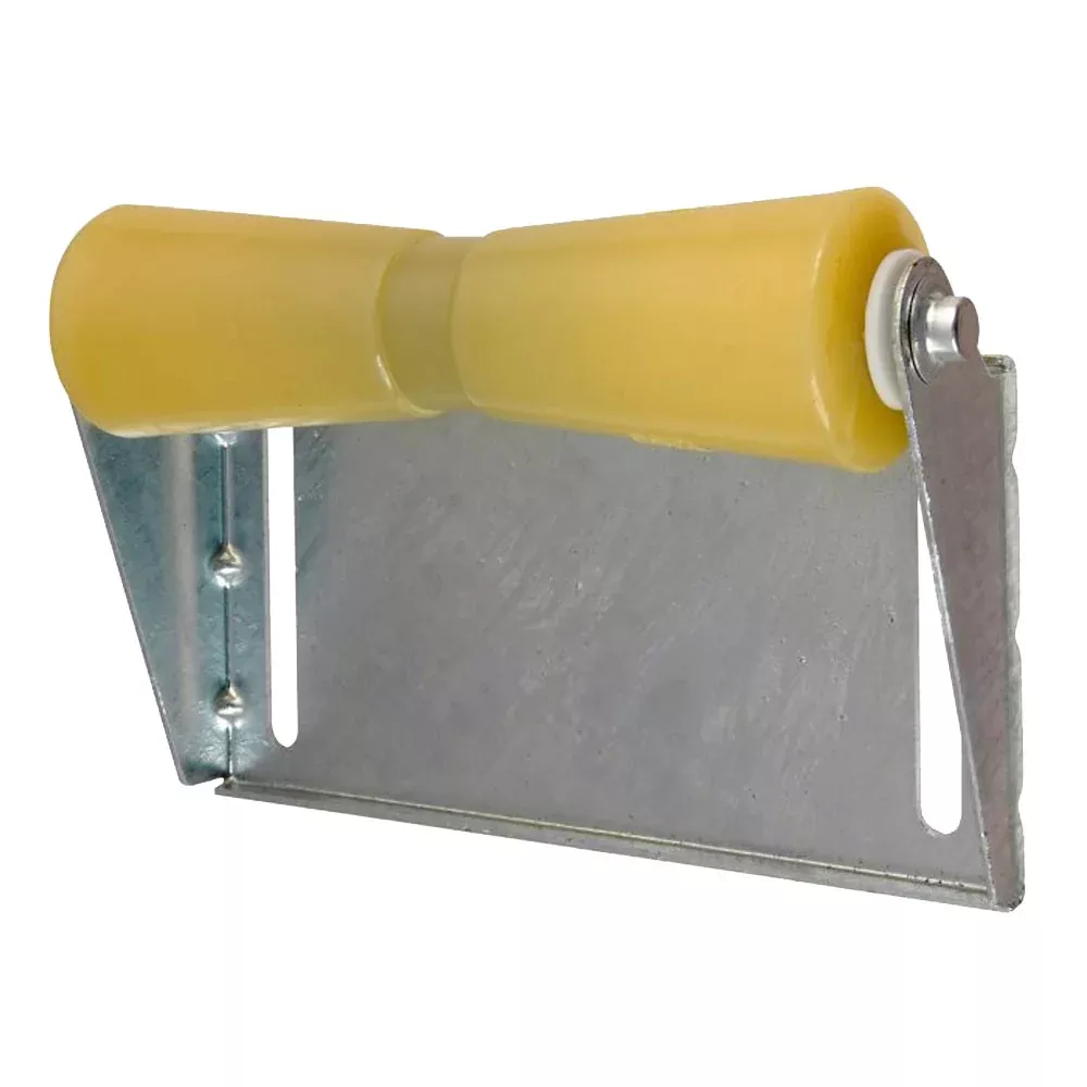 C.E. Smith Panel Bracket Assembly 12″ Keel Roller – Yellow TPR [10455G]