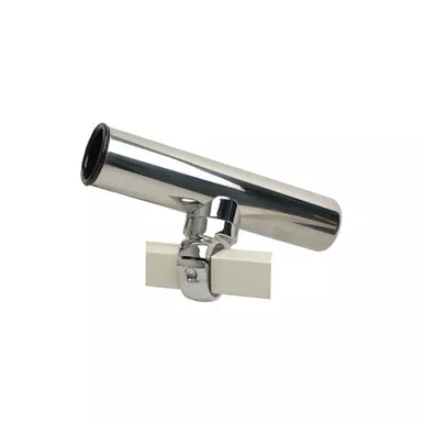 C.E. Smith Pontoon Square Rail Clamp-On Rod Holder